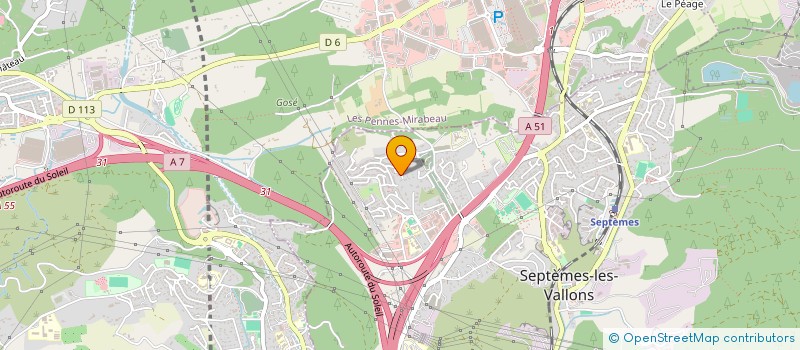 localisation de l'entreprise PIXIE-VAL à SEPTEMES-LES-VALLONS