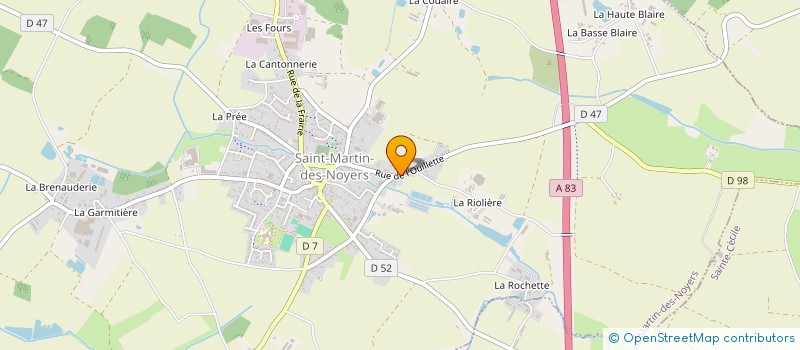 localisation de l'entreprise PIXIEL  ESSARTS-EN-BOCAGE