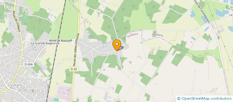localisation de l'entreprise PIXINVEST à SOULLANS