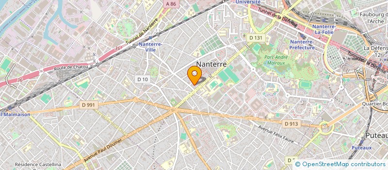localisation de l'entreprise PIXIS à NANTERRE