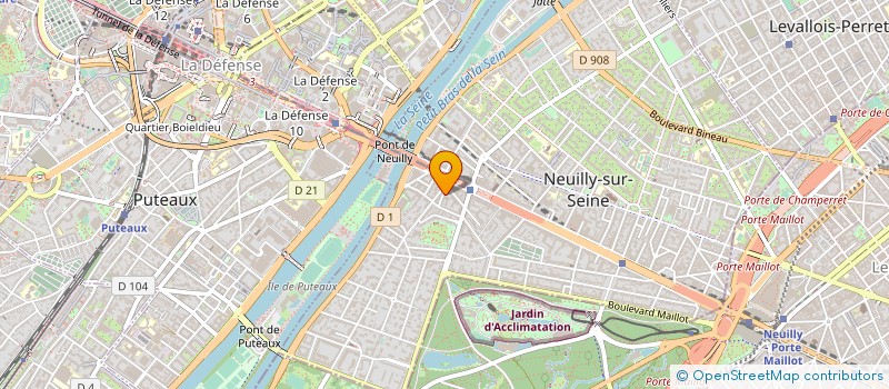 localisation de l'entreprise PIXIS CONSEIL à NEUILLY-SUR-SEINE