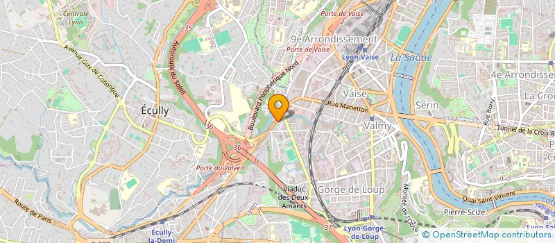 localisation de l'entreprise PIXIS-INVEST  LYON