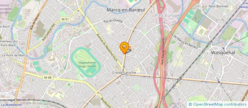 localisation de l'entreprise PIXIS INVESTISSEMENTS à MARCQ-EN-BARŒUL