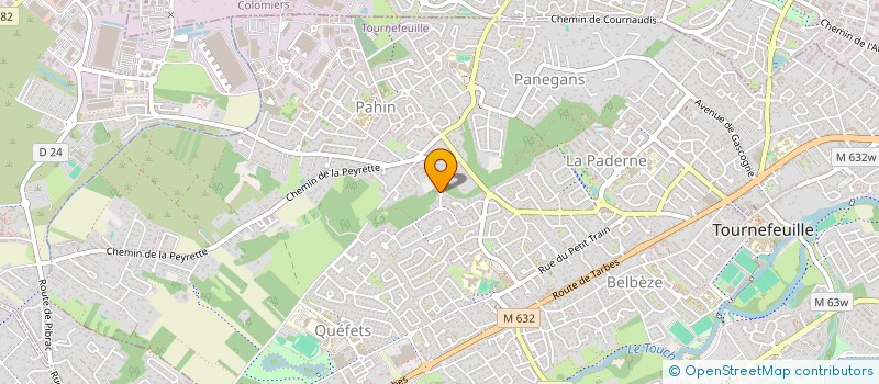 localisation de l'entreprise PIXIZ  TOURNEFEUILLE