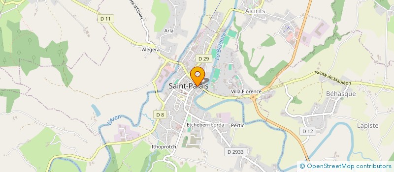 localisation de l'entreprise PIXKOR à SAINT-PALAIS