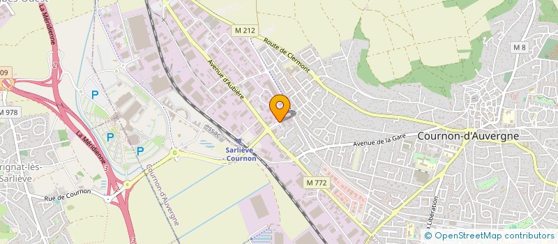 localisation de l'entreprise PIXOIL à COURNON-D'AUVERGNE