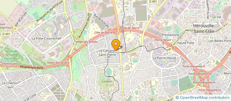 localisation de l'entreprise PIXOO à CAEN