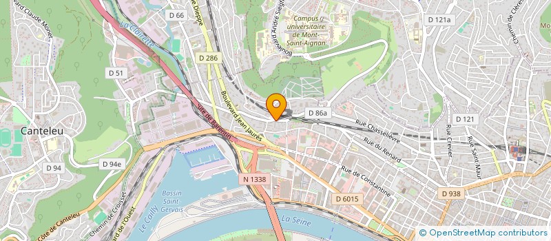 localisation de l'entreprise PIXOTES COMMUNICATION  ROUEN