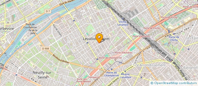localisation de l'entreprise PIXUNIC à LEVALLOIS-PERRET