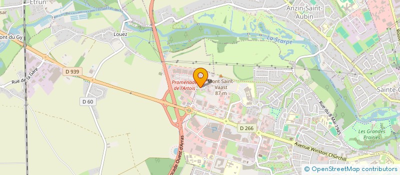 localisation de l'entreprise PIXVERT à ARRAS