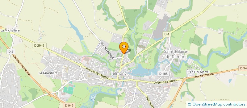 localisation de l'entreprise PIXXXEL COMMUNICATION  TALMONT-SAINT-HILAIRE