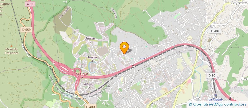 localisation de l'entreprise PIXXYZ  LA CIOTAT