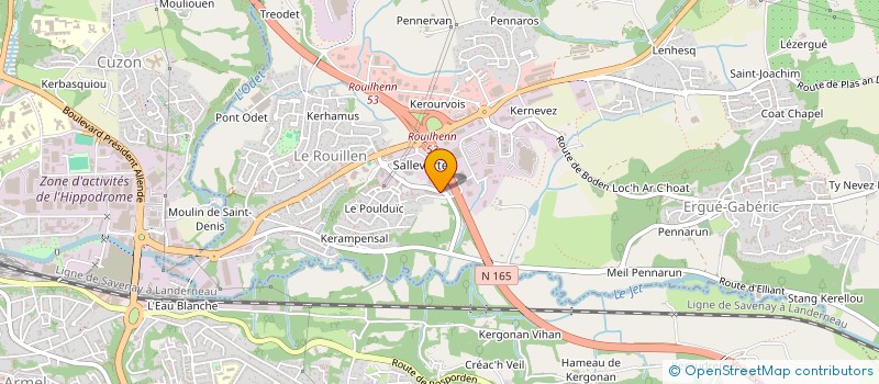 localisation de l'entreprise PIYO  ERGUE-GABERIC