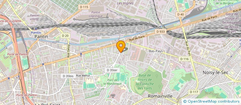 localisation de l'entreprise PIYOPI  PANTIN