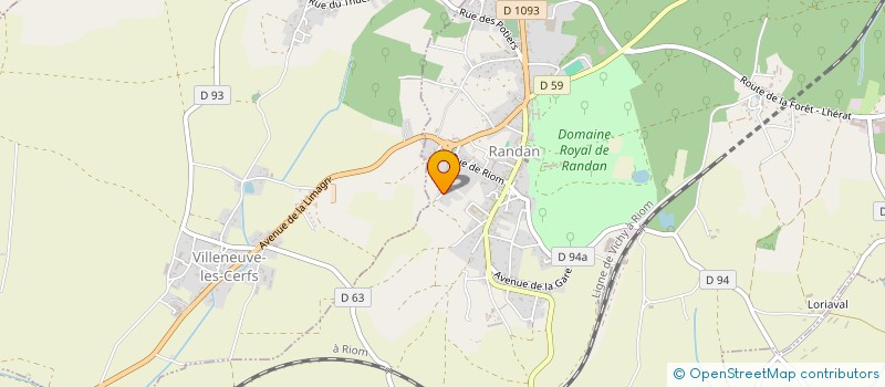 localisation de l'entreprise PIZ'A COCO  RANDAN