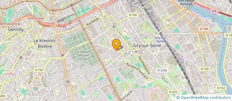 localisation de l'entreprise PIZ IVRY  IVRY-SUR-SEINE