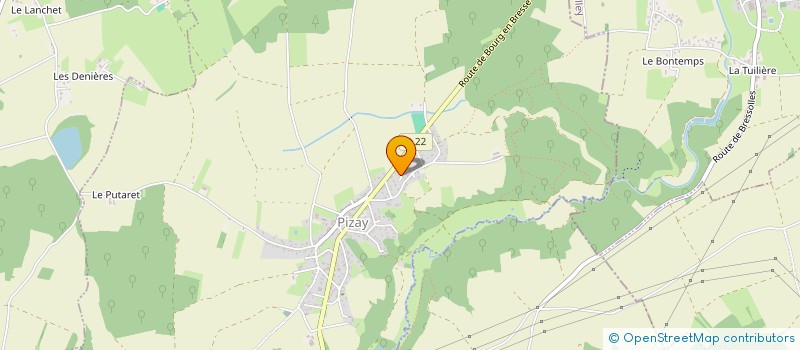 localisation de l'entreprise PIZAY PAINTBALL CLUB  PIZAY
