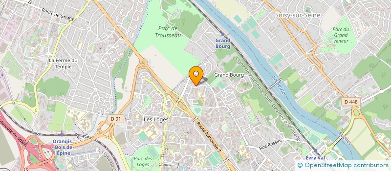 localisation de l'entreprise PIZCO ET ZA à EVRY-COURCOURONNES