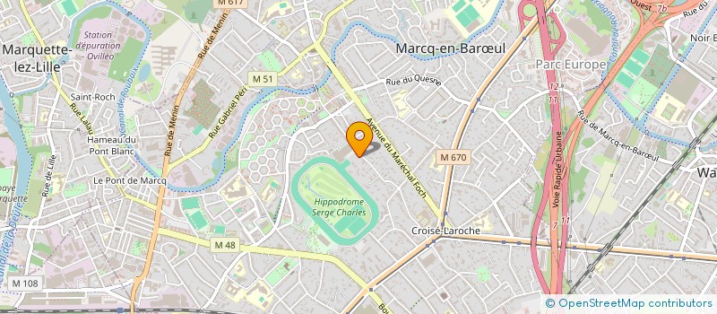 localisation de l'entreprise PIZID à MARCQ-EN-BARŒUL