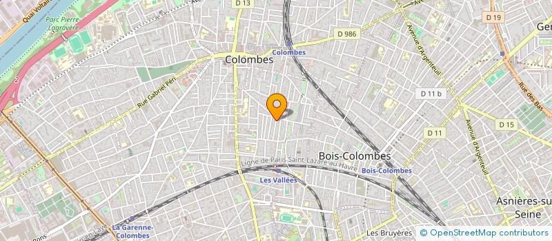 localisation de l'entreprise PIZOTE à COLOMBES