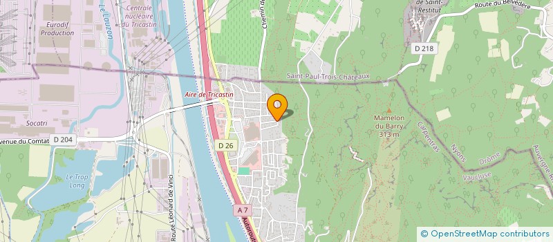 localisation de l'entreprise PIZZ  BOLLENE