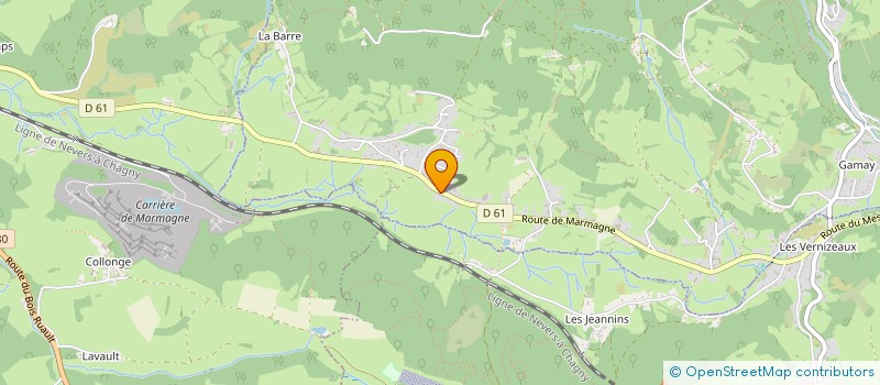 localisation de l'entreprise PIZZ'A 2  SAINT-SERNIN-DU-BOIS