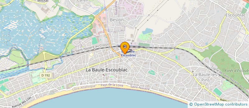localisation de l'entreprise PIZZ A CASA à LA BAULE-ESCOUBLAC