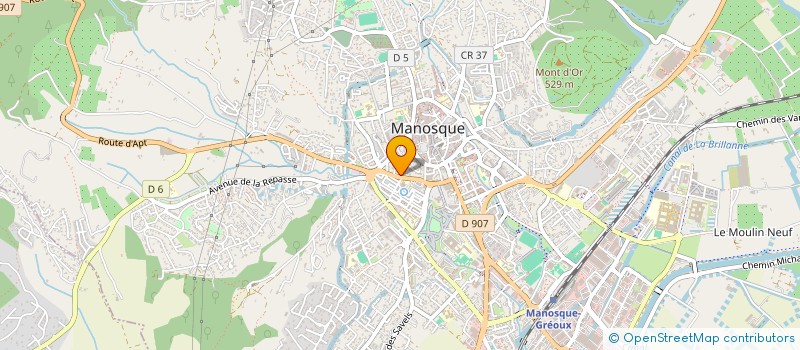 localisation de l'entreprise PIZZ-A-DOM à MANOSQUE