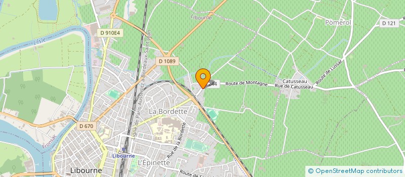 localisation de l'entreprise PIZZ'A DOMI à LIBOURNE