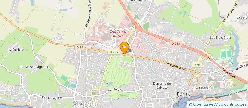 localisation de l'entreprise PIZZ'A JUJU à PORNIC