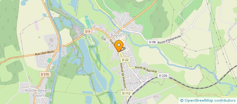 localisation de l'entreprise PIZZ'A LOULOU  BAYON