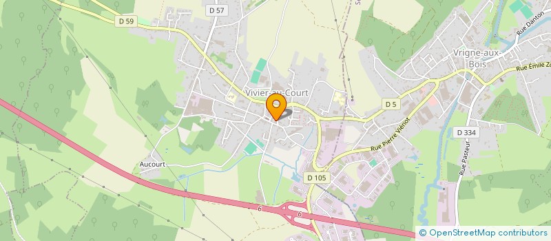 localisation de l'entreprise PIZZ A LULU à VIVIER-AU-COURT