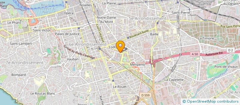 localisation de l'entreprise PIZZ'A MIA à MARSEILLE