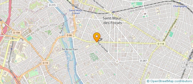 localisation de l'entreprise PIZZ'A NOVA à SAINT-MAUR-DES-FOSSES