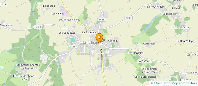 localisation de l'entreprise PIZZ A PERO  SAINT-BRANCHS