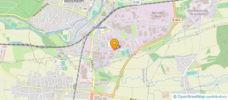 localisation de l'entreprise PIZZ'A SHOP  MOLSHEIM