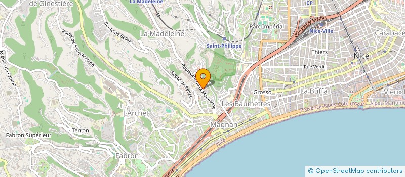 localisation de l'entreprise PIZZ AD ET O  NICE