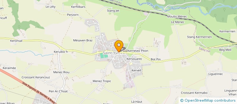 localisation de l'entreprise PIZZ'ADDICT  SAINT YVI