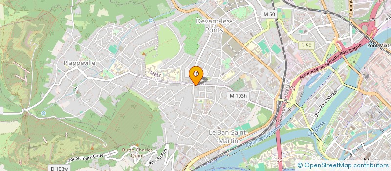 localisation de l'entreprise PIZZ'ADOR  LE BAN-SAINT-MARTIN