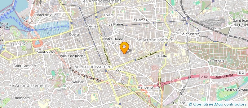 localisation de l'entreprise PIZZ'ADOREE à MARSEILLE