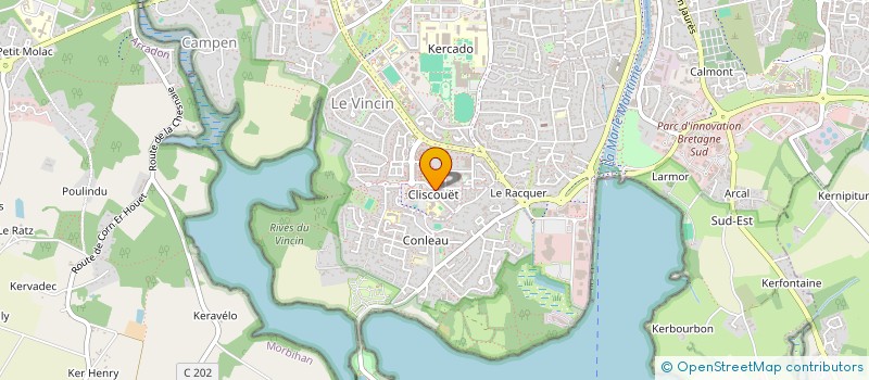 localisation de l'entreprise PIZZ'ALRE à VANNES