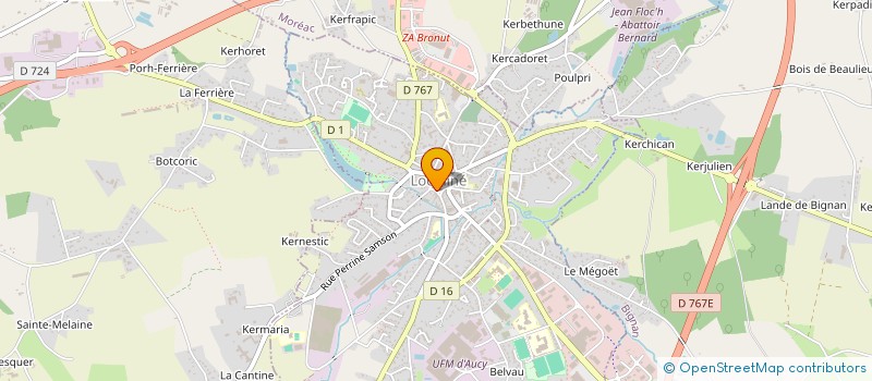 localisation de l'entreprise PIZZ AND SUSHI  LOCMINE