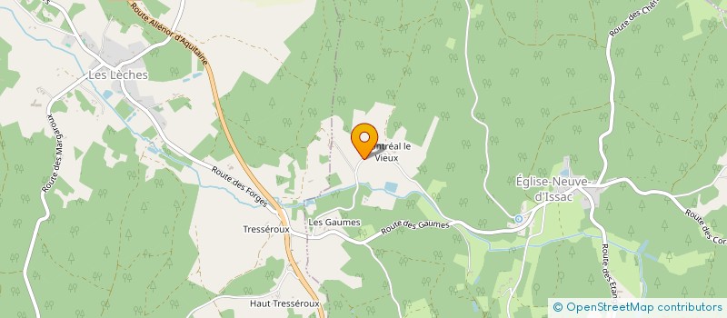 localisation de l'entreprise PIZZ'ANTHROPE  EGLISE-NEUVE-D'ISSAC