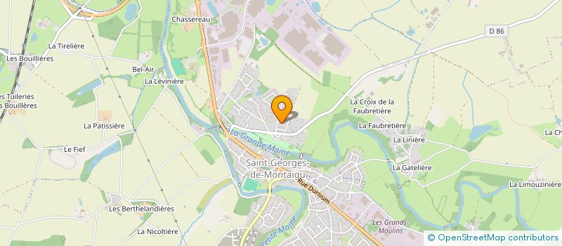 localisation de l'entreprise PIZZ'ARDOISE à MONTAIGU-VENDEE