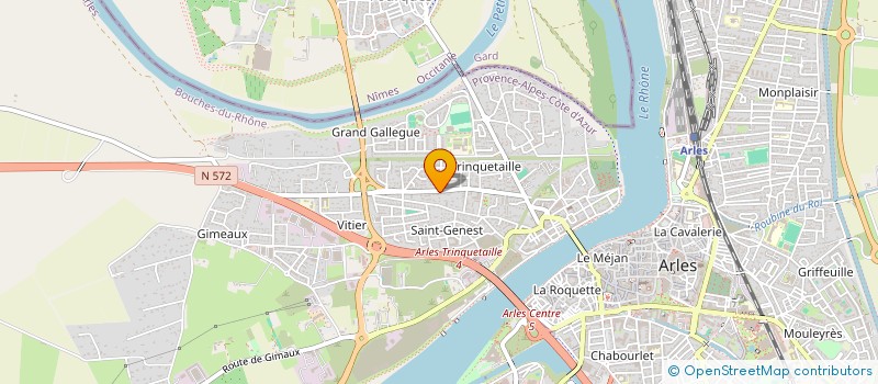 localisation de l'entreprise PIZZ'ARLES à ARLES