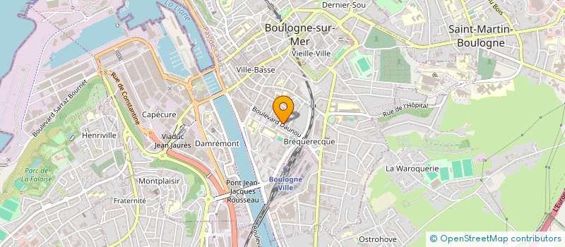 localisation de l'entreprise PIZZ'ARO à BOULOGNE-SUR-MER