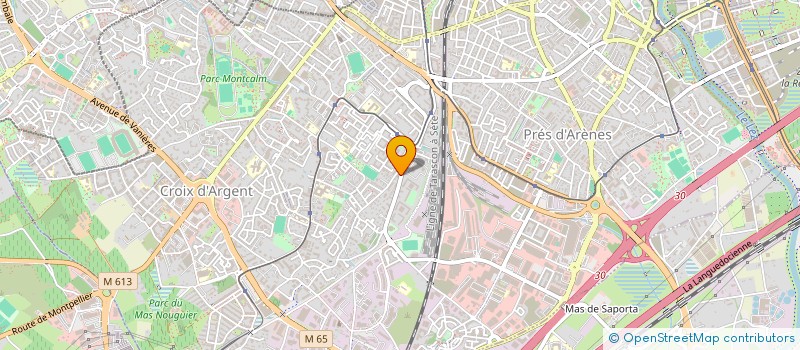 localisation de l'entreprise PIZZ'ARRIVE à MONTPELLIER