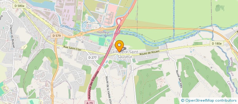 localisation de l'entreprise PIZZ'AYOU  LA RIVIERE-SAINT-SAUVEUR