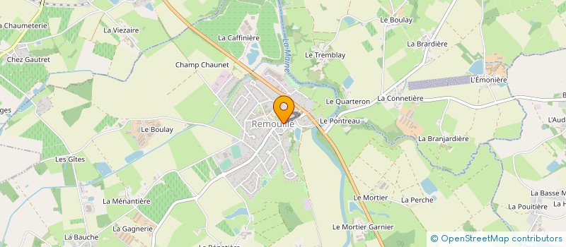 localisation de l'entreprise PIZZ'BREAK  REMOUILLE