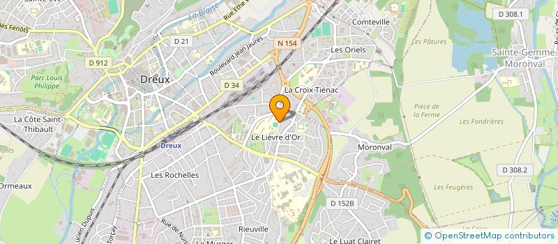 localisation de l'entreprise PIZZ'DWICH à DREUX
